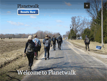 Tablet Screenshot of planetwalk.org